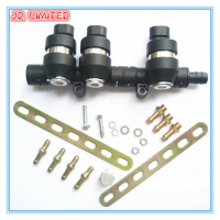 3Ohms 3 cylinder CNG LPG Injector Rail Super Silent high speed Common Injector Rail gas injector and accessories