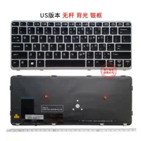 For HP Elitebook 820 G1 820 G2 720 G1 720 G2 725 G1 725 G2 Keyboard silver frame backlit