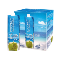 【KOH COCONUT 酷椰嶼】100%椰子水 1Lx1箱(共6入)
