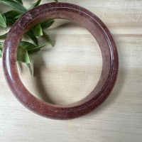 幸水晶 - 幸水晶 - 【草莓晶手鐲】 StrawberryQuartz Bracelet 紅潤冰透 提升愛情運勢 ,開運招桃花 200G
