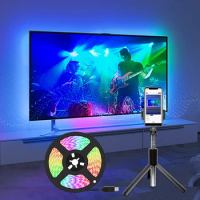 Smart Ambient Led TV Backlight Camera Sync Screen Lighting 5V USB TV Led Strip Lights TV Back Light For 17-75 Inch RGB Lamp Tape