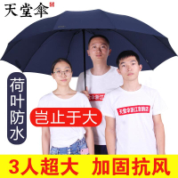【可開發票】全網最低價天堂傘超大雨傘男女3人三人雙人加大加固學生特大號三折疊晴雨傘