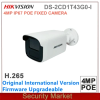 Original Hikvision DS-2CD1T43G0-I 4MP Fixed Bullet Network DNR CCTV POE Surveillance IP Camera