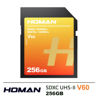 【Homan】SDXC UHS-II V60 256GB 記憶卡--公司貨