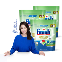 【finish 亮碟】洗碗機零添加洗碗凝珠100顆x3(無香精/寶寶家庭/光潔軟水/全機型/洗碗錠/歐盟生態環保標章)