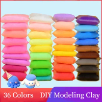 50g/bag Air Dry Modeling Clay Polymer Clay Light Plasticine Toy Slime Handicraft Material Children' Playdough Clay Toy for Kid