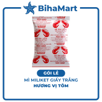 [GÓI LẺ] - COLUSA - Mì Miliket gói giấy trắng hương vị Tôm, Mì tôm gói giấy trắng Miliket, Mì giấy M
