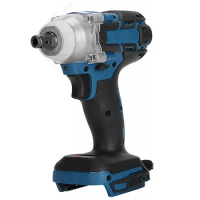 Accumulator Wrench Electric Impact Wrench Cordless Brushless Impact Wrench 18V Battery Wrench Tool LED Light Adapter