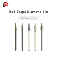 Bud Shape Diamond Bits Remove Gel Manicure Tool Accessory