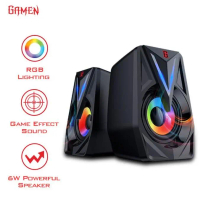 GAMEN Speaker GS1 Laptop/PC/Gaming Soundbar Super Bass Portable RGB