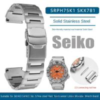 Stainless steel bracelet 20MM For SEIKO No. 5 Watch band Red Toothed Water Ghost Little Monster SRPH75K1 SKX781 779 watch strap