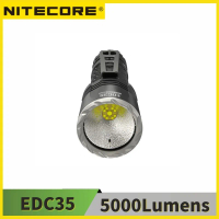 [LOD TGHN 555] NITECORE EDC35 5000Lumens Rechargeable EDC Flashlight built-in 6000mAh battery