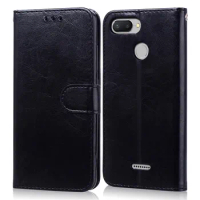 Leather Case for Xiaomi Redmi 6 Back Cover Wallet Flip Case for Xiaomi Redmi 6 Redmi6 Case for xiaomi redmi 6 Funda Coque