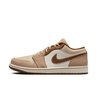 NIKE AIR JORDAN 1 LOW SE 男休閒鞋 運動鞋 喬丹咖啡白-HF5753221