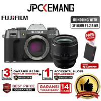JPC KEMANG Fujifilm XT50 Body Only Fuji X-T50 XT 50 Mirrorless Camera GARANSI RESMI CS+XF56mmF1.2 WR