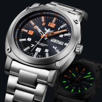 Yelang V3.4 Top Brand Super Titanium Bezel 44mm 200M PROFESSIONAL WATERPROOF SW220 Automatic Mechanical Diving Men Watch Reloj