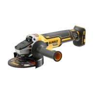 【DEWALT 得偉】18V 20Vmax XR無碳刷砂輪機 側滑式開關 空機(DW-DCG405N)