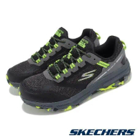 Skechers 越野跑鞋 Go Run Trail Altitude 男鞋 黑 綠 緩衝 防潑水 郊山 健走 運動鞋 220917BKLM
