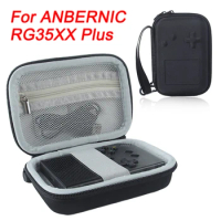 Carrying Case Bag for ANBERNIC RG35XX Plus Retro Handheld Game Console Protective Handbag EVA Hard Storage Bag Protector