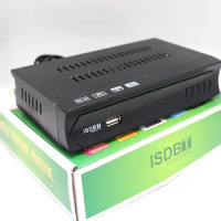 20PCS/LOT 1080P ISDB-T Set Top Box HD Terrestrial Digital Video Broadcasting TV Receiver For Brazil/Peru/Argentina/Chile