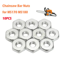 10pcs Chainsaw M8 Screw Nut for Stihl MS170 MS180 MS211 MS231 MS251 MS271 MS291 MS362 MS382 MS461 MS661 Garden Tools