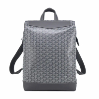 【GOYARD 高雅德】CISALPIN 塗料帆布男士後背包(灰)