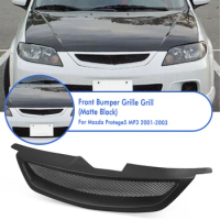 Car Front Grille Grill Replacement Bumper Hood Mesh Grid For Mazda Protege5 MP3 2001 2002