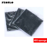 FEORLO 10 pcs Activated Carbon Filter Sponge for Hakko 493 Solder Smoke Absorber ESD Fume Extractor