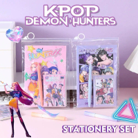 K-Pop Demon Hunters Mini Notebook Set With Pen Notebooks Stationery Diary Perfect Gift For Fans Devi