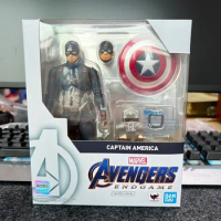 Original Marvel Legends Avengers Movie Captain America Interchangeable Character Handpiece Pvc Sculpture Series Model Toy Gift