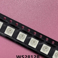 100PCS WS2812B (4pins) 5050 SMD WS2812 Individually Addressable Digital RGB LED Chip 5V WS2812B ws2812b 2812 LED Chip IC SMD