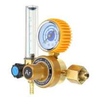 G5/8" 0-25Mpa Pressure Reducer Argon CO2 Mig Tig Flow Meter Gas Regulator Flowmeter Welding Weld Gauge Argon Regulator