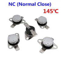10Pcs KSD301 145 Degrees Celsius 145 C Normal Close NC Temperature Controlled Switch Thermostat 250V 10A Thermal Protector