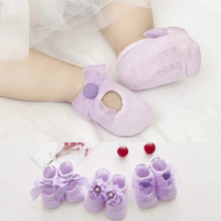 Kaos kaki baby perempuan 0-1 tahun 1 SET ISI 3 PASANG/  Kaos kaki cantik bayi Newborn