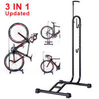 Vertical/ Horizontal Bicycle Stand Indoor Bike Storage Parking Stand For 24-29" 700C Road Mountain Bike Rack Holder Accessories