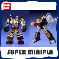 Original Bandai Candy Toy SMP Shokugan SUPER MINIPLA POWER Rangers and Megazord NINJA SENTAI KAKURANGER Action Figure Toys Gifts