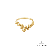 Georg Jensen 官方旗艦店 MOONLIGHT GRAPES 戒指(18K黃金 戒指)