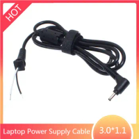 3.0 x 1.1mm Power Supply DC 3.0*1.1 Jack Plug Connector With Cord / Cable For Asus For Samsung Charger Ultrabook Adapter 20AWG
