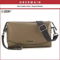 Obermain Men’s Leather Clutch - Elegan & Berkelas