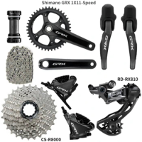 Shimano GRX RX810 1x11 Speed RX810 RX812 Groupset Road Bike Groupset 170/172.5 30/32/34/40/42T Bicycle Group Set 1*11 speed