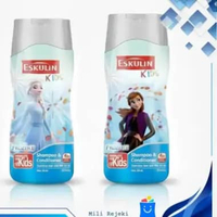 Eskulin Shampo Kids 200ml - Frozen Edition - Elsa & Anna Elsa