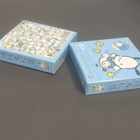 Highly attractive and popular cute waterproof sticker box set featuring Kitty, Cinnamoroll, and Kuro