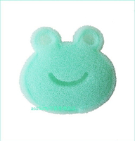 asdfkitty*日本製 大眼挖 洗手海綿菜瓜布/肥皂起泡袋-碎小香皂再利用-正版