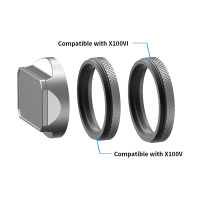 YC Onion 洋蔥工廠 Fujifilm X100VI Lens Hood 遮光罩 银色