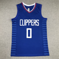 NBA Mùa Hè Áo Clippers 2 Leonard 13 George Thêu Áo Bóng Rổ Đồng Phục Bán Buôn Tại Chỗ