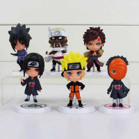 [ COD ] Action Figure Naruto 6 PCS Koleksi Pecinta Karakter Karikatur patung Kecil Pajangan Mainan A