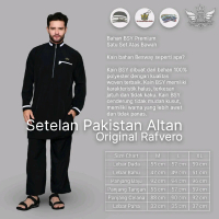 Setelan Baju dan Celana Koko Kurta Pakistan Turki Lengan Panjang Muslim Pria Dewasa Original Hitam
