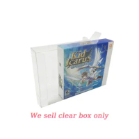 Transparent PET Protective cover For 3DS Kid Icarus limited edition version protection box collection clear display storage box