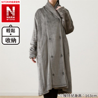 極致吸濕發熱 可穿式毛毯 N WARM WSP DGY NITORI宜得利家居