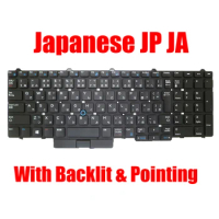 JP JA Keyboard For DELL For Latitude 5580 5590 5591 E5550 5550 E5570 For Precision 3510 3520 3530 7510 7520 7710 7720 M3510 New